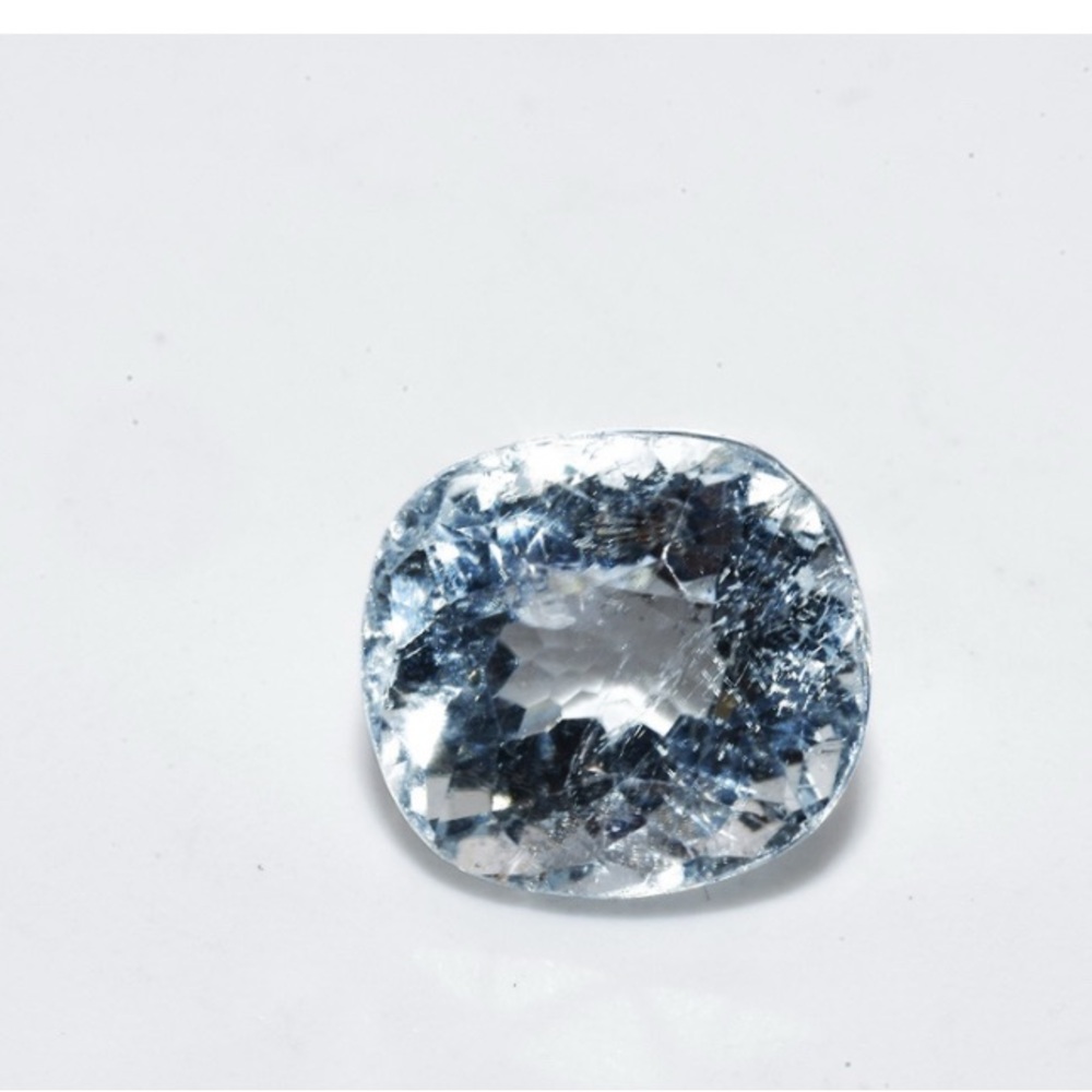 Natural Cushion Cut Light Blue Tourmaline